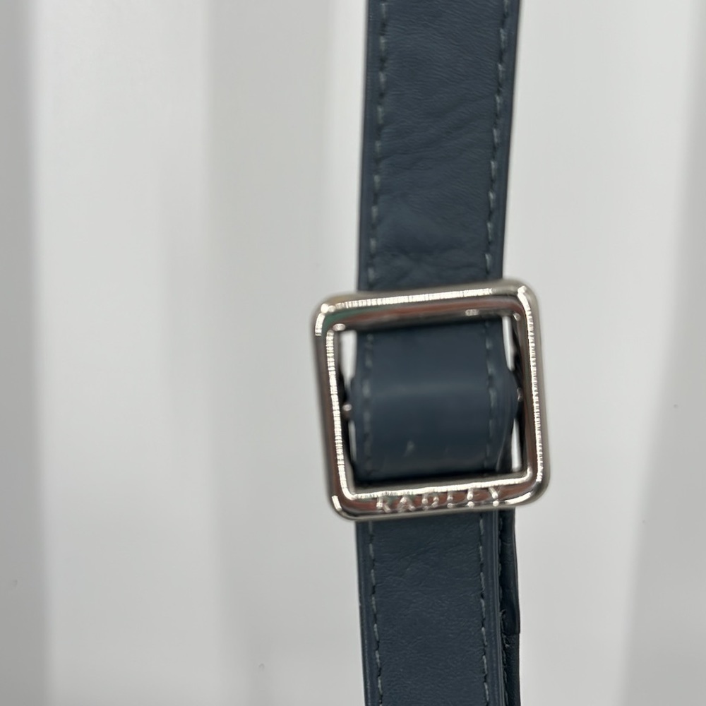 Radley London Blue Leather Adjustable Strap Crossbody Purse - Picture 5 of 12